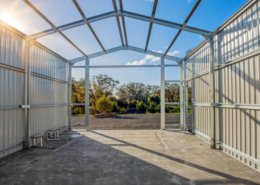 Building a large steel shed